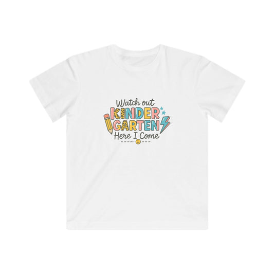 Kids Kindergarten Tee, Back to School T-Shirt, Fun Kids Apparel, First Day of School, Gift for New Students