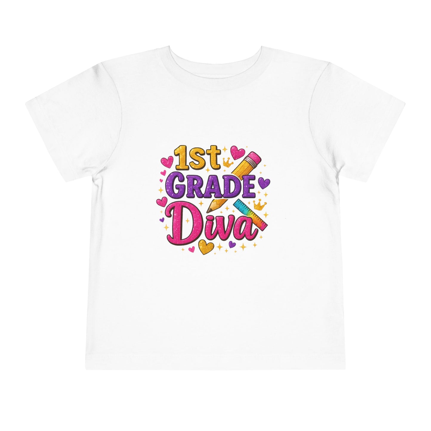 Copy of Happy First Day of School Toddler Tee, Kids School Shirt, Back to School Outfit, Rainbow Graphic Tee, Toddler Gift