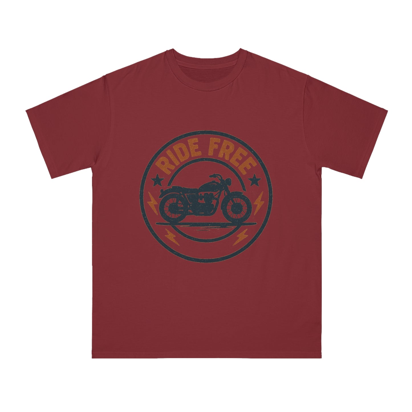 Organic unisex pixel T-shirt, eco-friendly, tech gift.